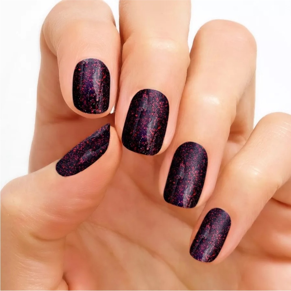 *Retired* Color Street: Russian Around | Crimson Sparkle Fall Autumn Glitter - Picture 10 of 12